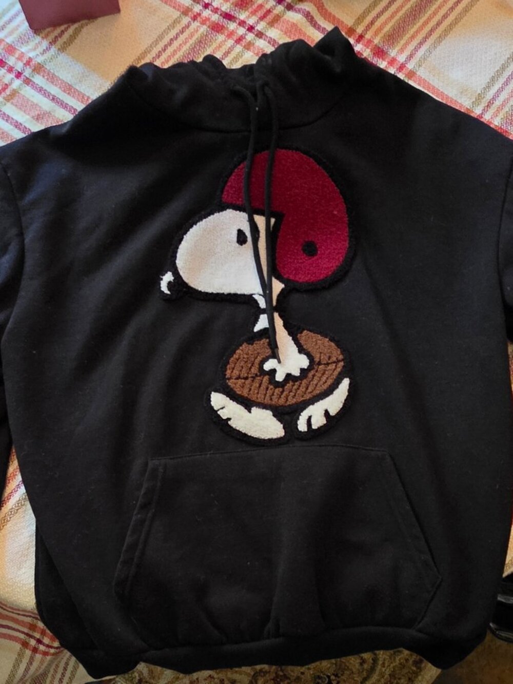 Snoopy sweatsuit.